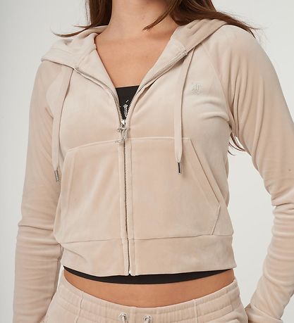 Juicy Couture Cardigan - Madison - Velours - Brasilianisch Sand