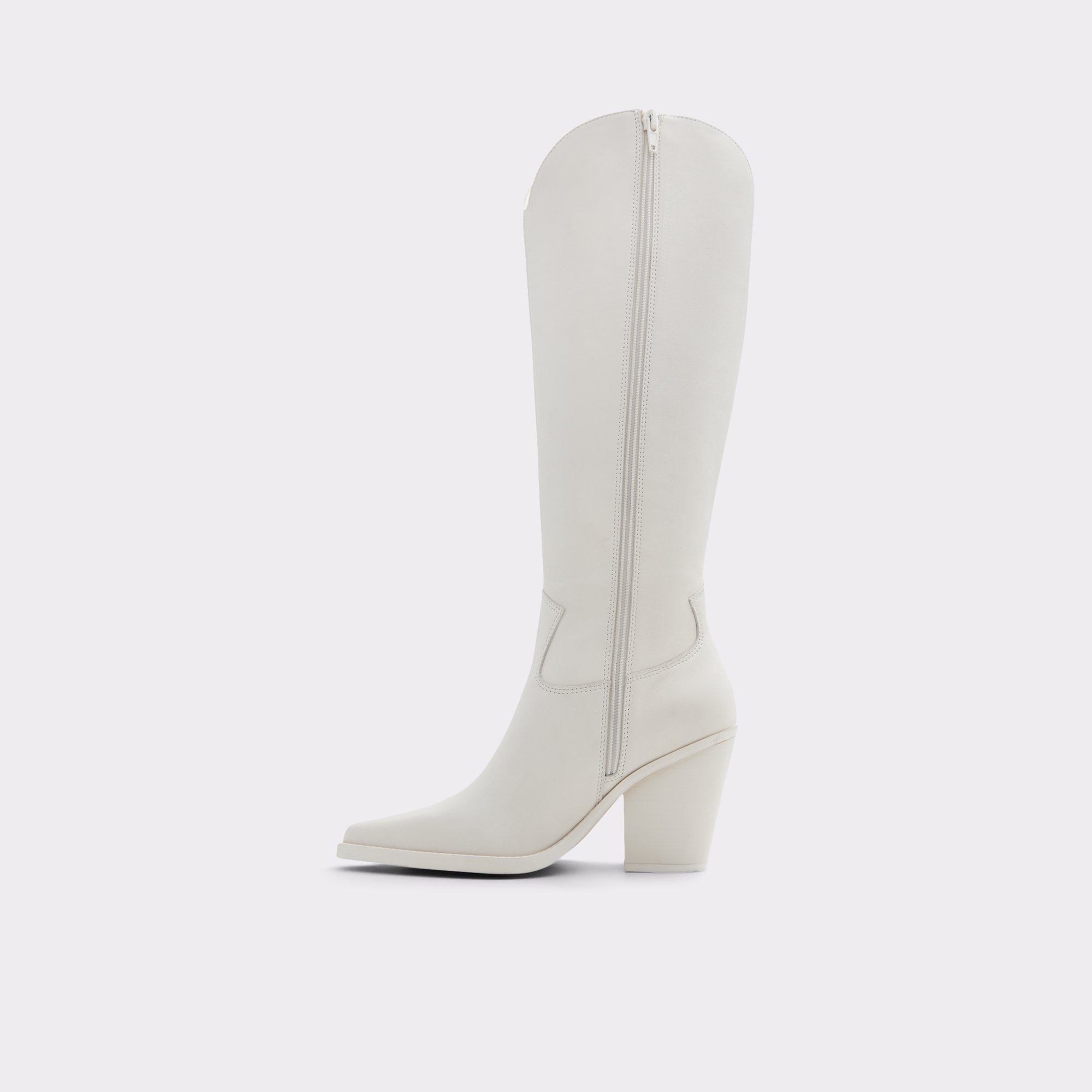 Nevada White Women Tall Boots