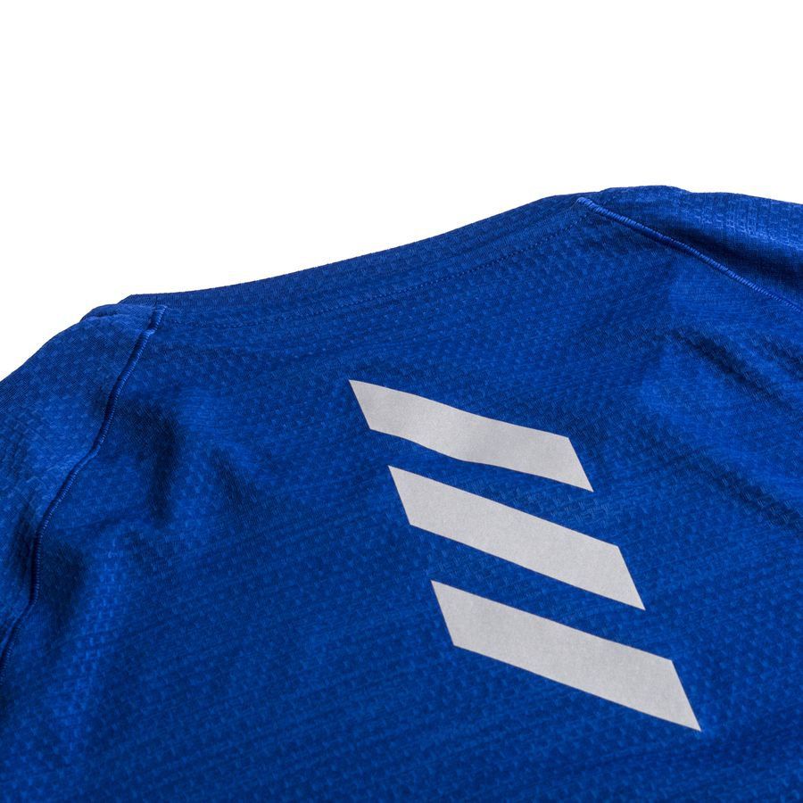 adidas T-shirt Running Runner - Bleu/Blanc