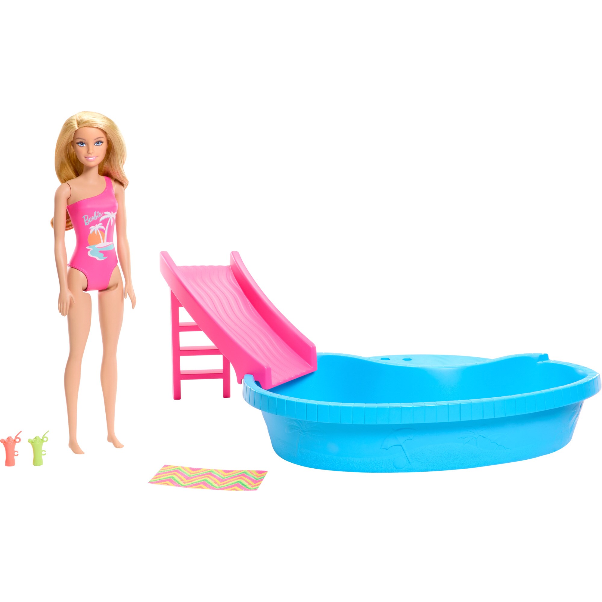 Mattel Puppe Barbie Pool mit Puppe