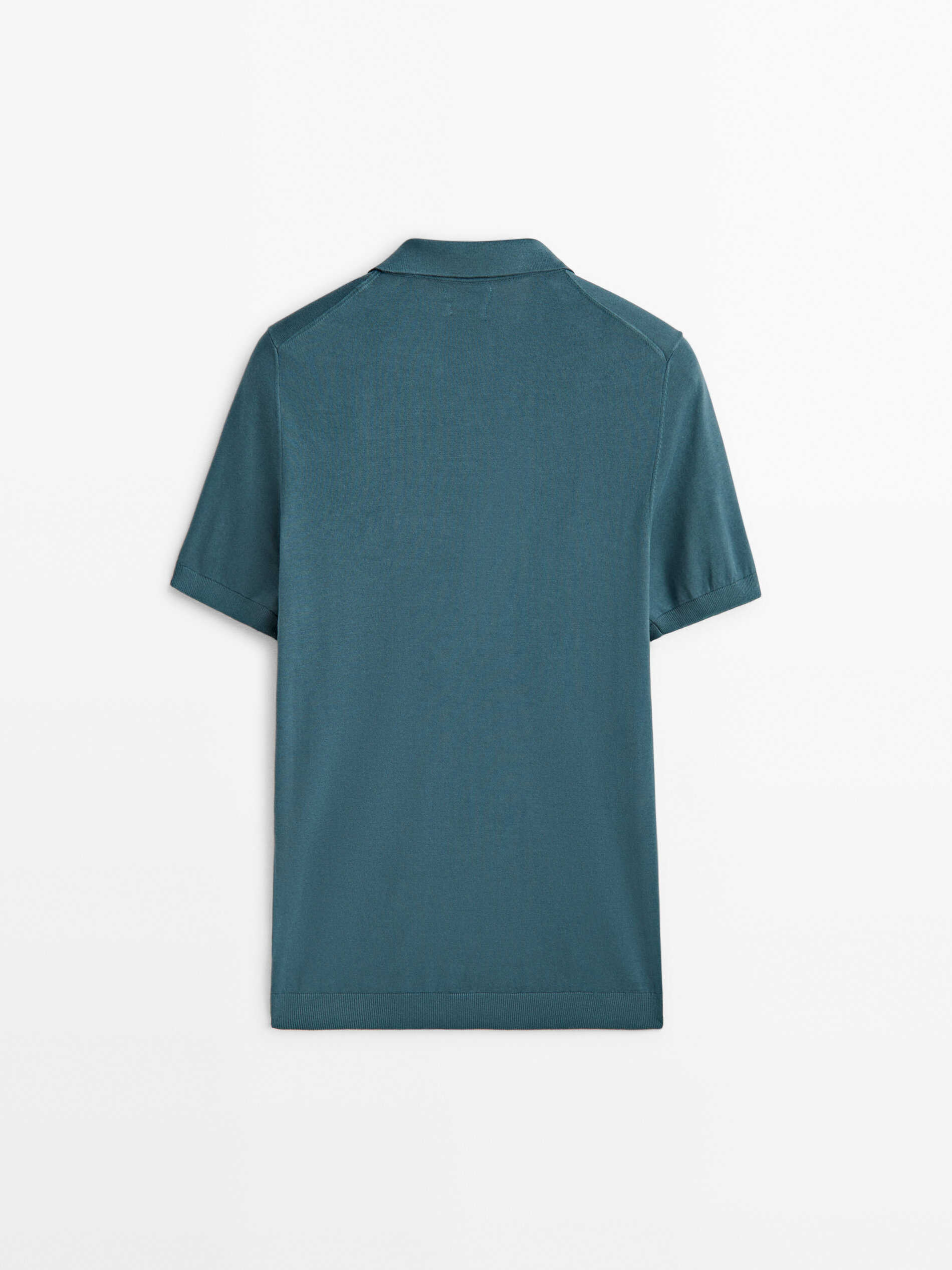 Camisa polo de manga curta estilo mangá - Azul escuro