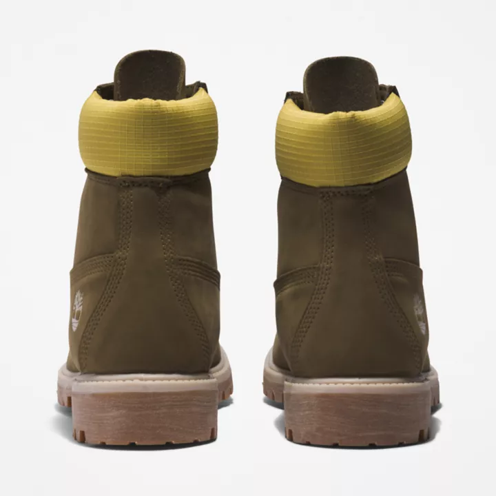 Bota Timberland Premium Masculina de 6 polegadas na cor Verde/Azul