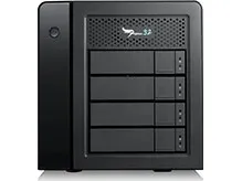 Promise Pegasus32 R4 - Harddisk-array - 16 TB - 4 bays (SATA-600) - HDD 4 TB x 4 - Thunderbolt 3, USB 3.2 Gen 2 (ekstern)