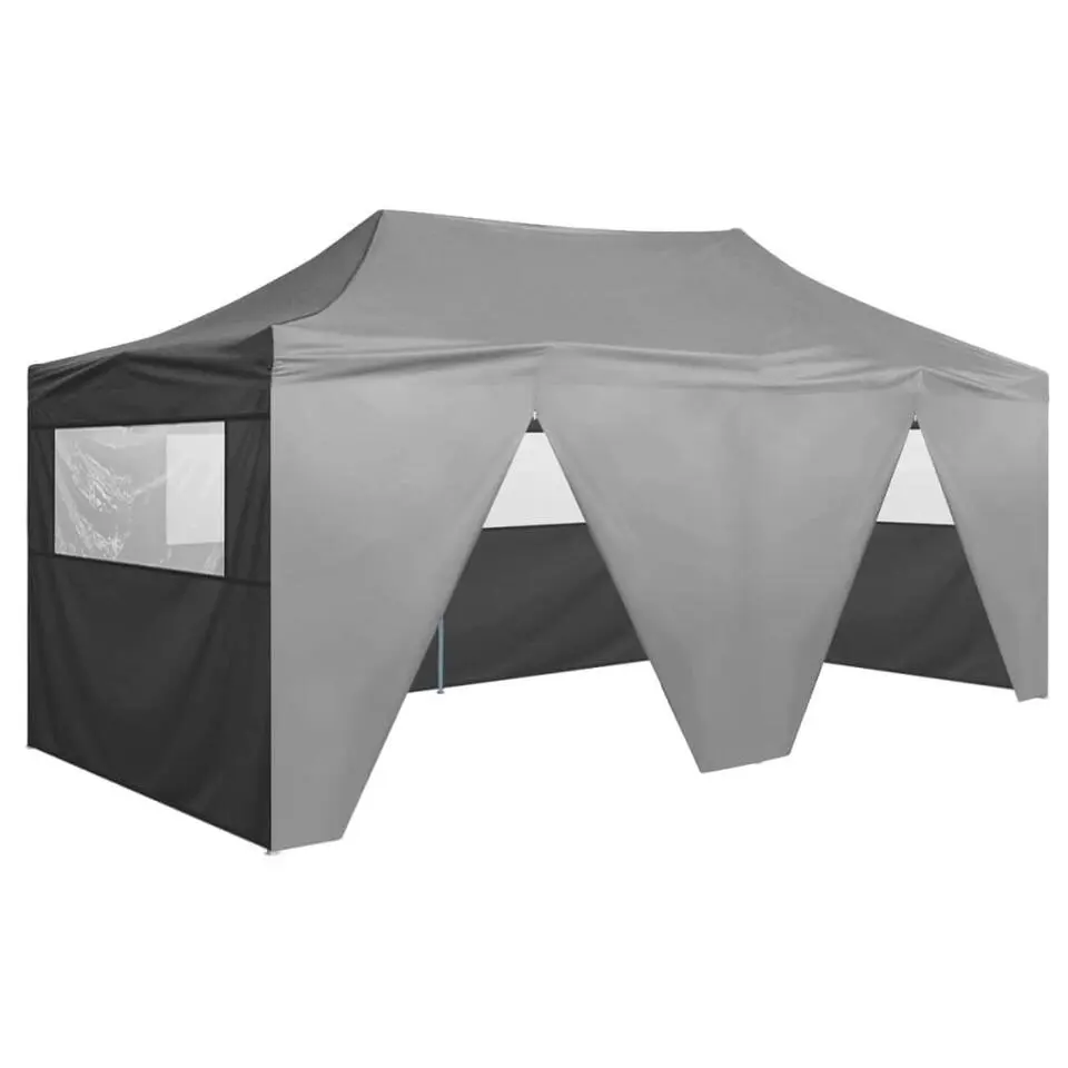vidaXL - Partytent - Antraciet - Stof