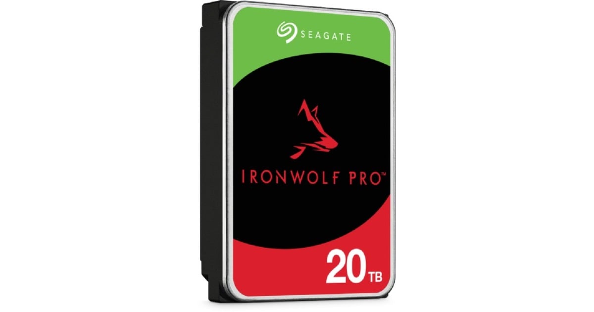 SeagateIronWolf Pro 20 TB harde schijf  (ST20000NT001, SATA/600, 24/7)