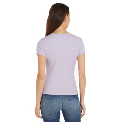 Tee-shirt à manches courtes femme Slim Essential TOMMY HILFIGER