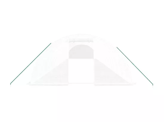 Serre tente abri plante blanche 16 x 4 x 2 cm 02_0044617