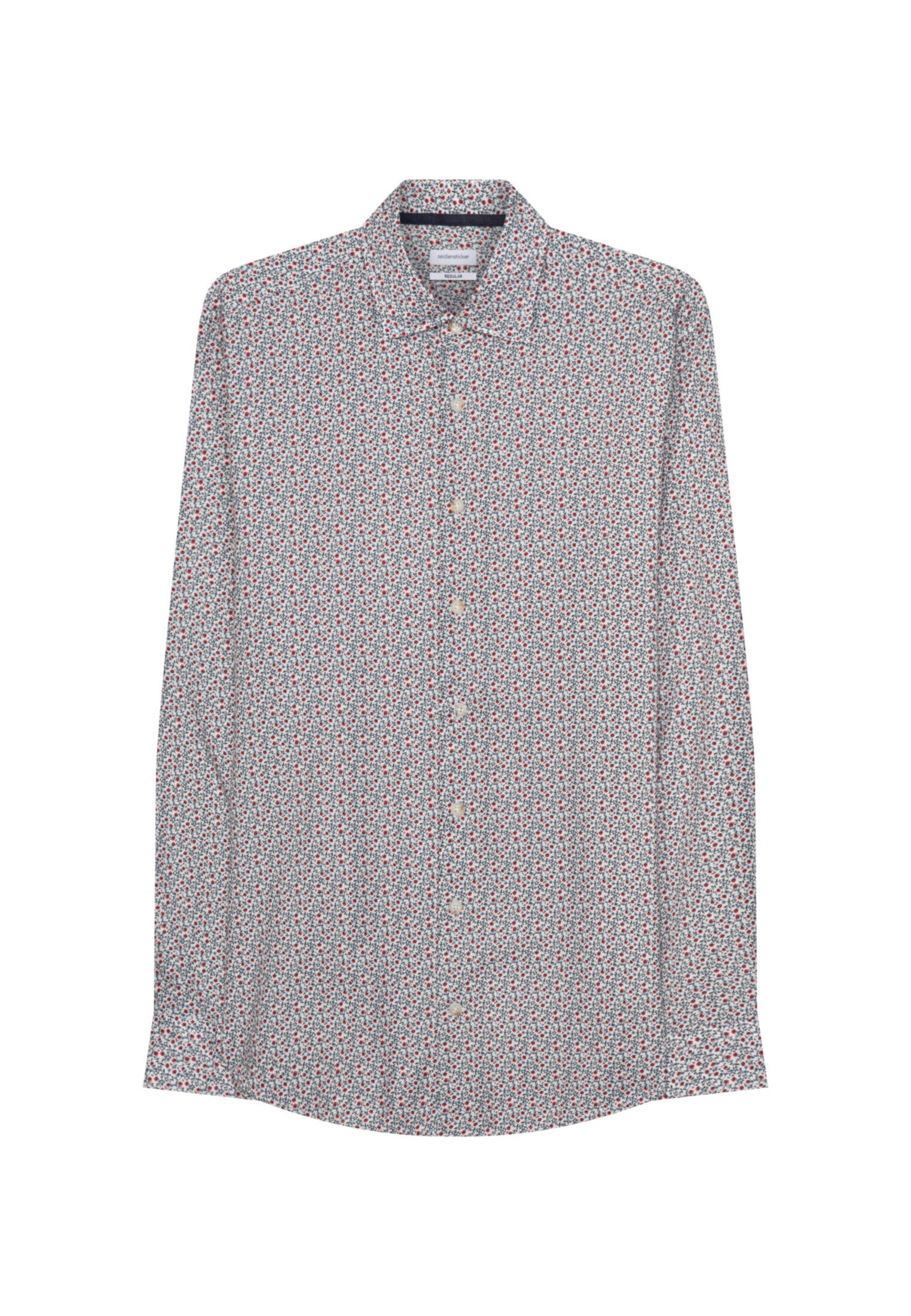 Seidensticker| Herren Casual Hemd Schwarze Rose