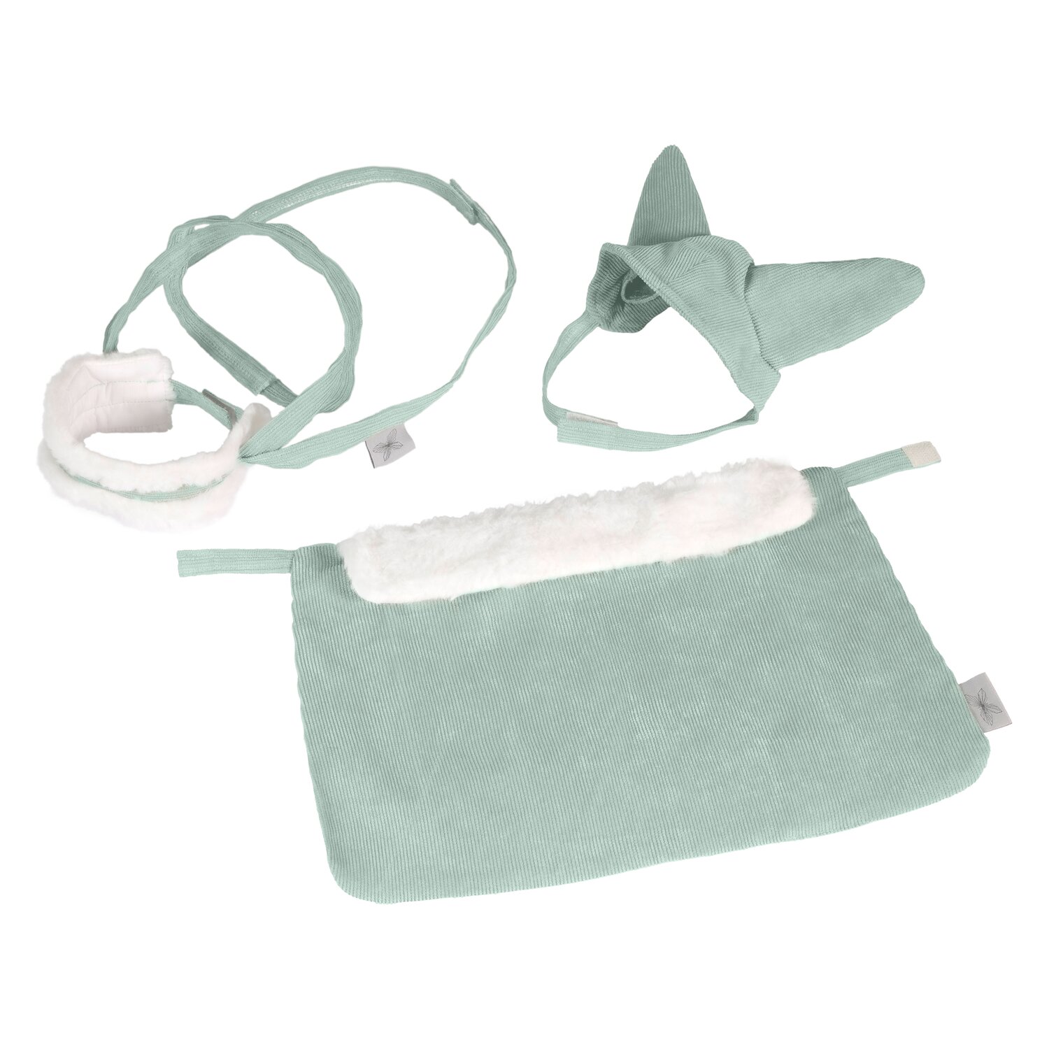 ASTRUP Decke, Halfter und Fliegenohren Hobby Horse  - dusty green