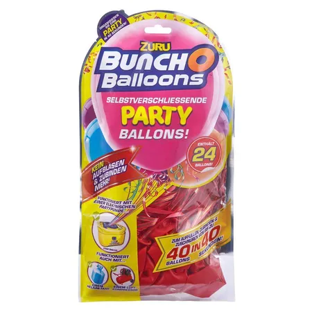 Zuru Bunch O Balloons PARTY Refill 24 Balloons unifarben, sortiert