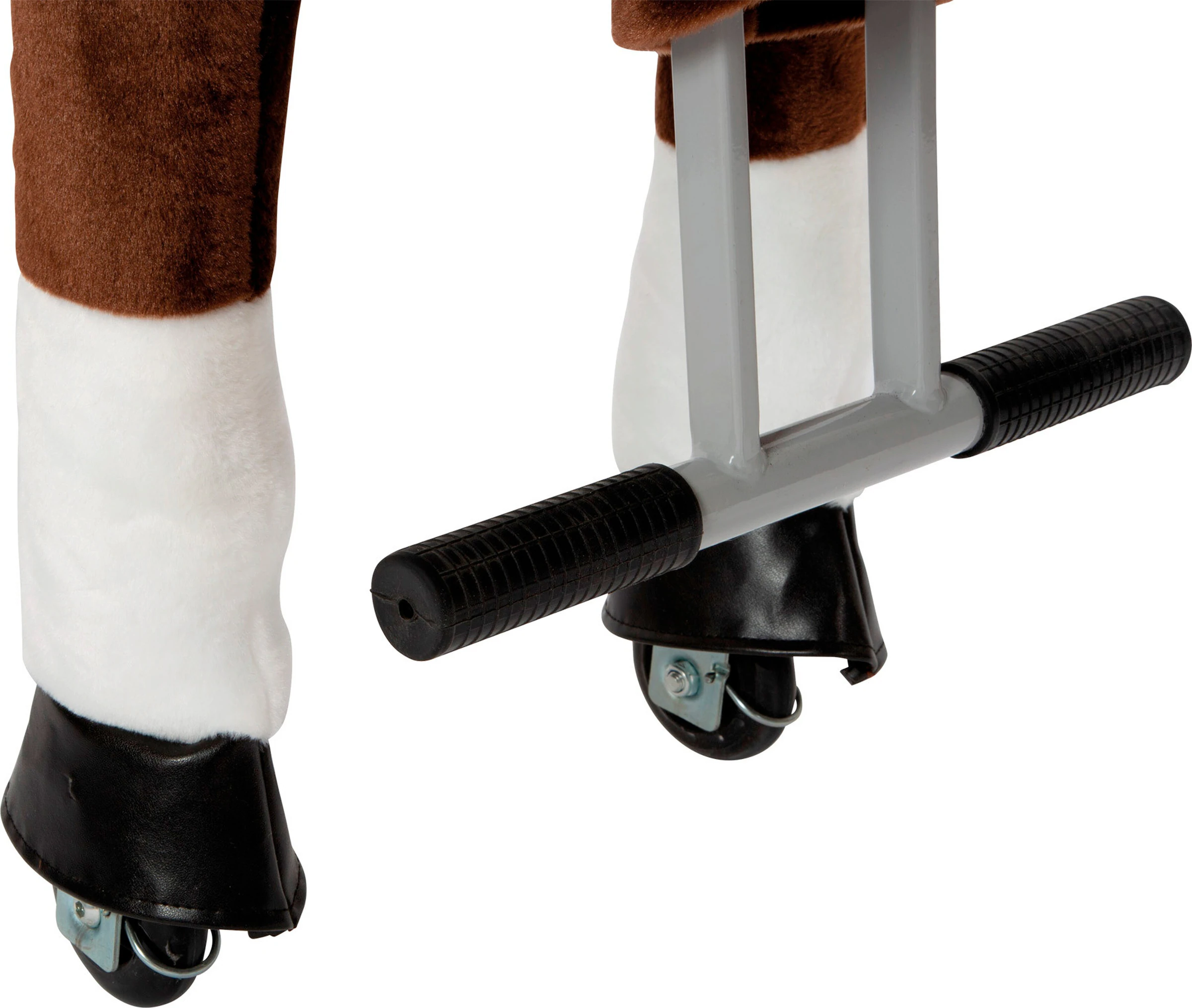 small foot Reitpferd auf Rollen