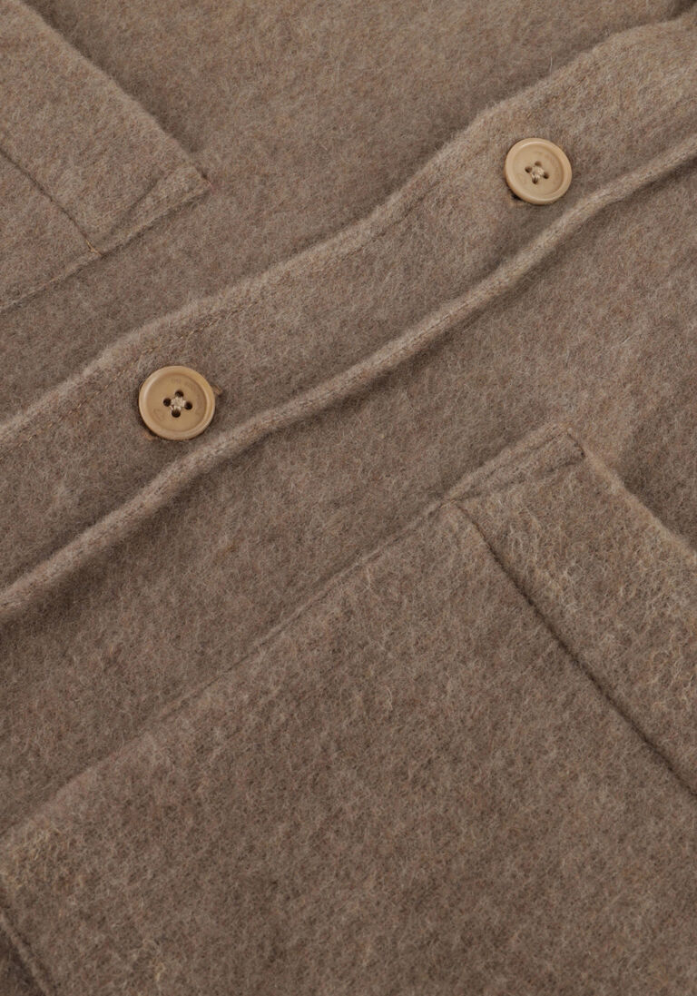 THE GOODPEOPLE beige the goodpeople overshirt samuel