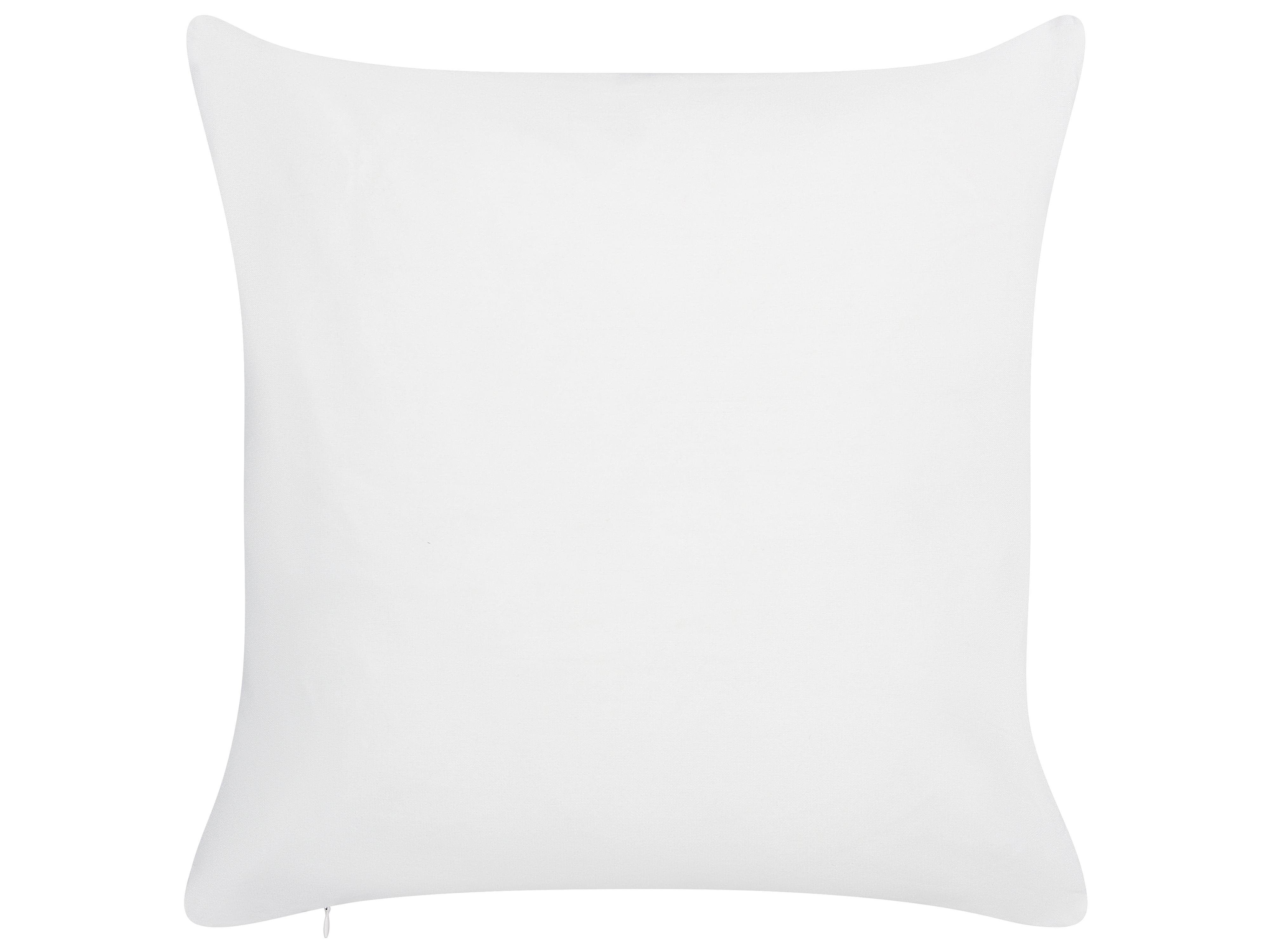 Set van 2 tuinkussens MEZZANO geometrisch patroon 45 x 45 cm Roze