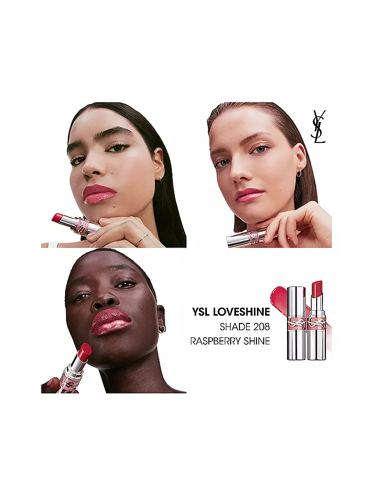 YVES SAINT LAURENT Loveshine Lippenstift (208 Pink Kiss) pink