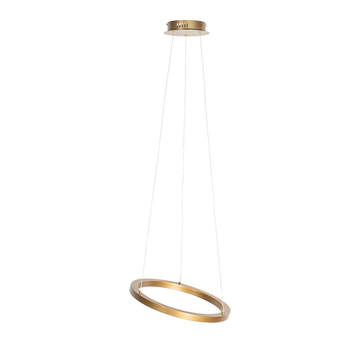 Hanglamp goud 40cm incl. LED 3-staps dimbaar - Girello