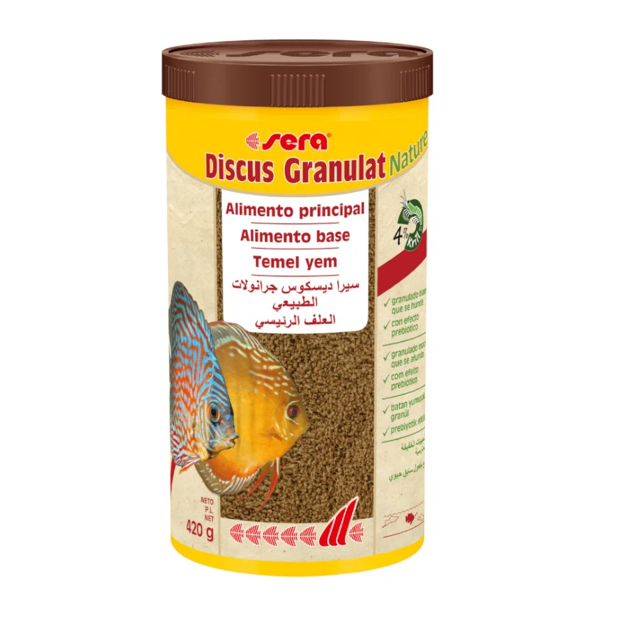 Sera Discus Granulat Nature Alimento para Peixe
