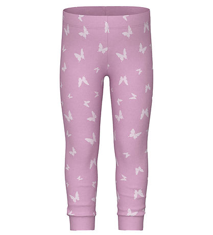 Name It Natt?j - Noos - Rib - NmfNightset - Pink Lavender