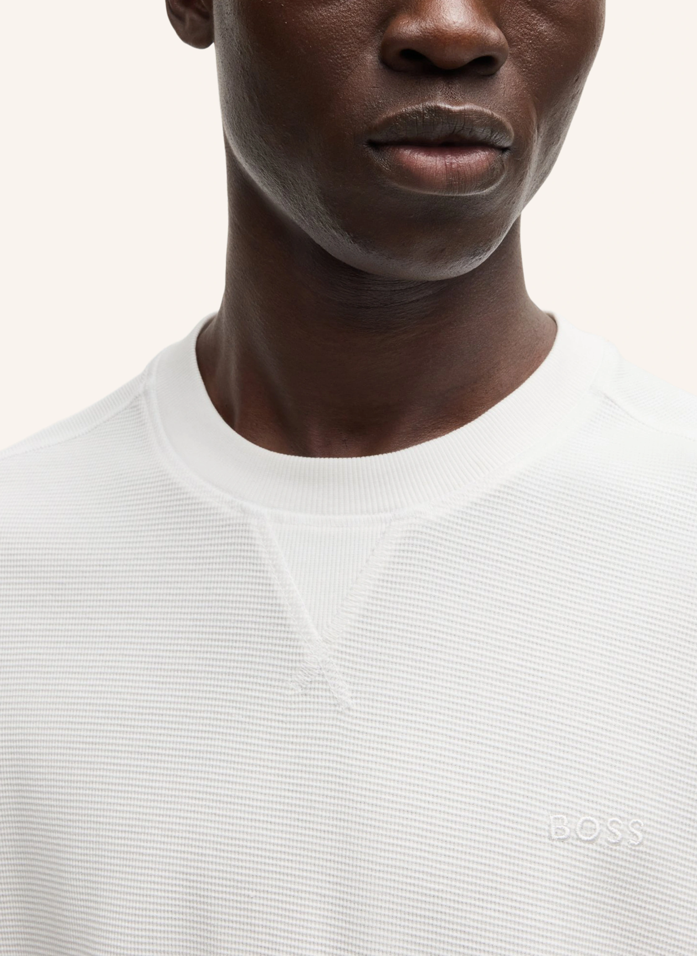 BOSS T-Shirt TE_WAFFLE Relaxed Fit