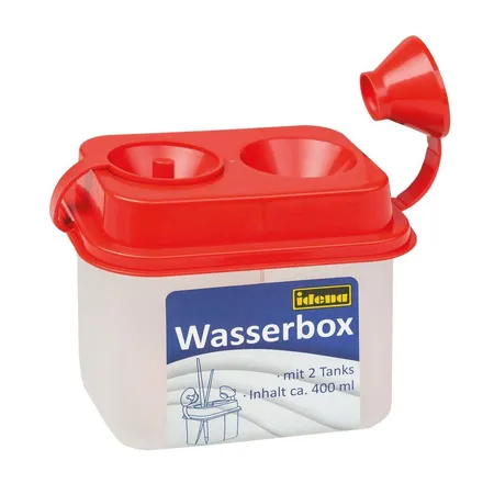 Idena Wasserbox, 400 ml, rot