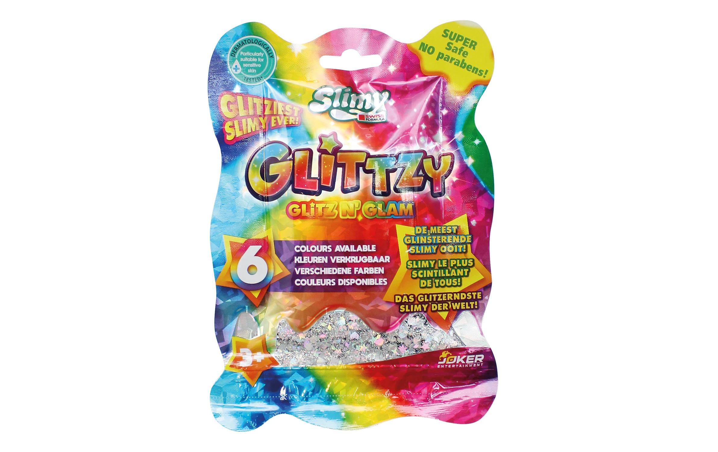 Slimy Glittzy assortiert, 90 gSchleimdose