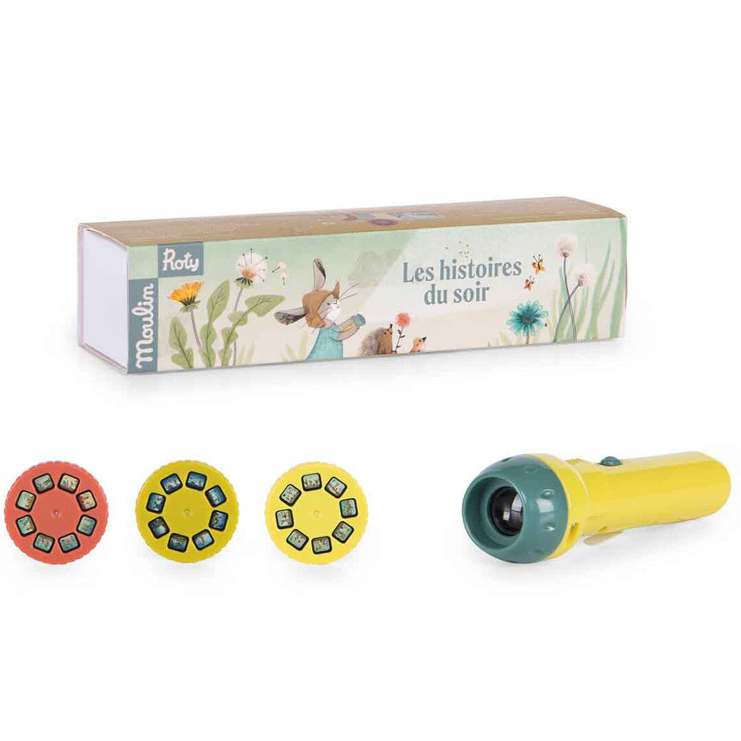 Moulin roty projector bedtijdverhalen - trois petits lapins