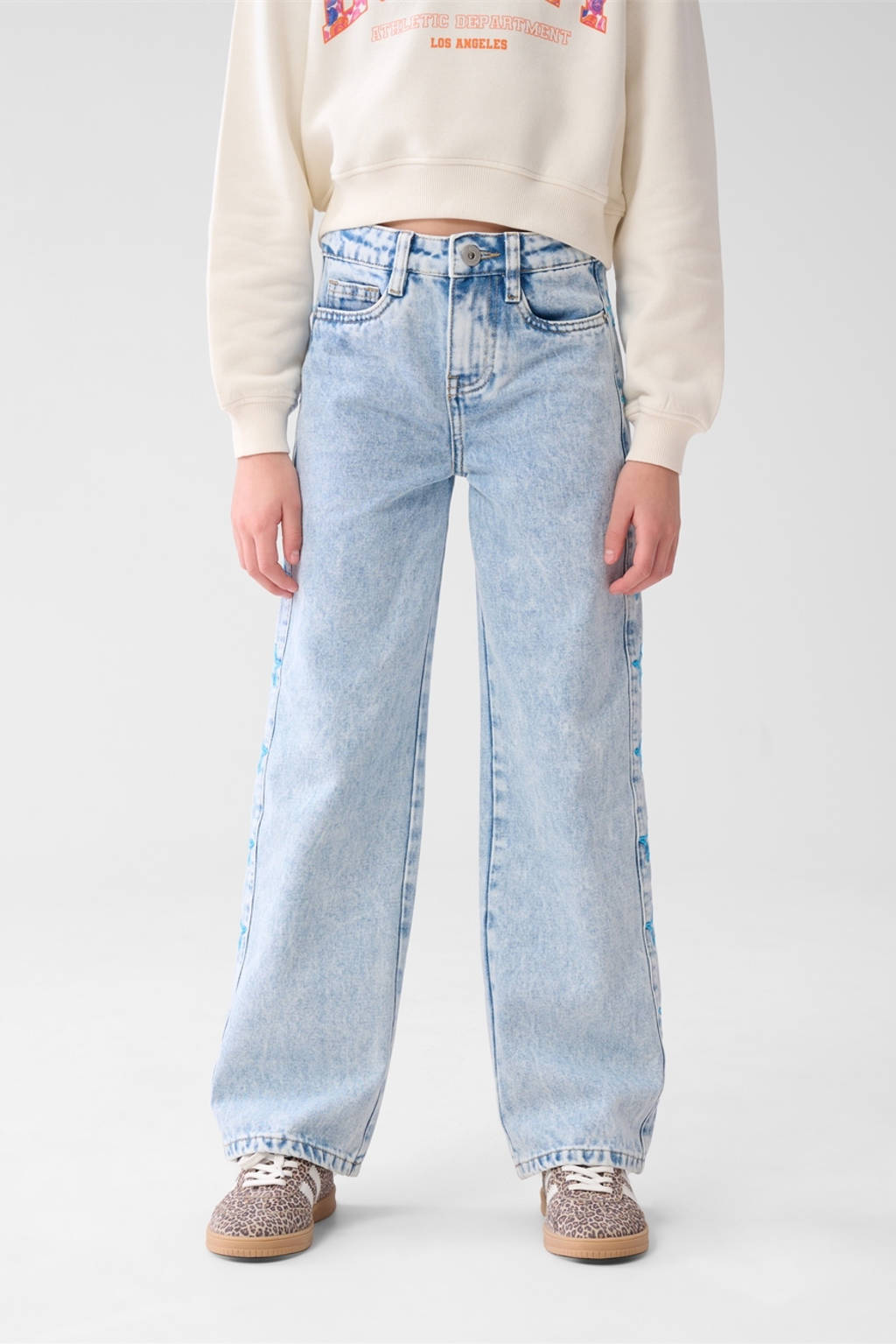 Shoeby straight regular waist medium blue denim