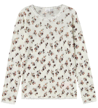 Name It Bluse - Wolle - NkfWang - Snow White/AOP