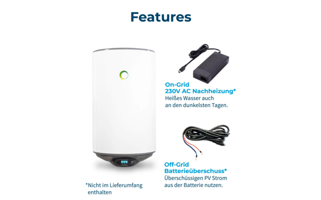 Fothermo photovoltaischer Boiler 550 W