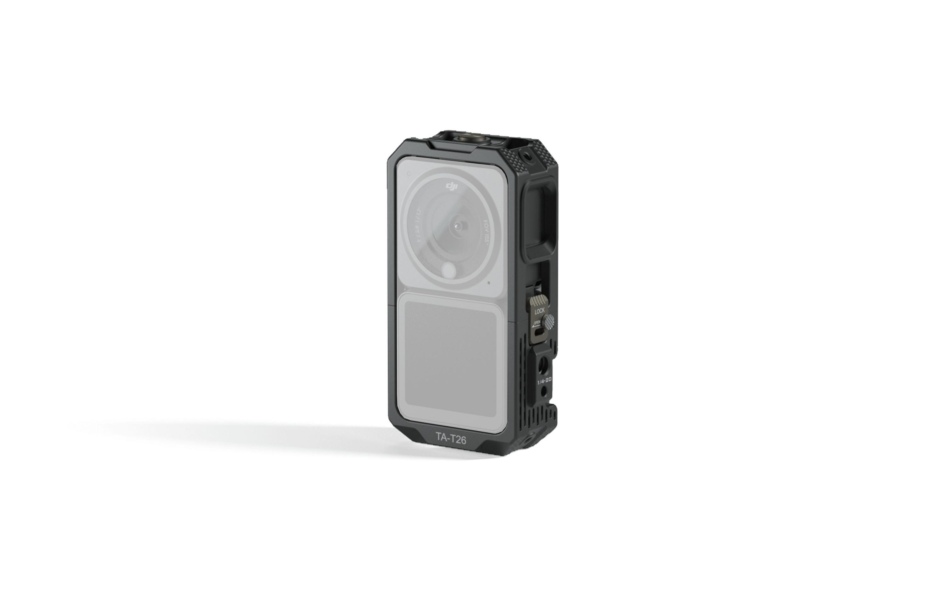 Dual Camera Cage für DJI Action 2Bietet Schutzpanzerung und mehr Flexibilität bei der Montage von Zubehör