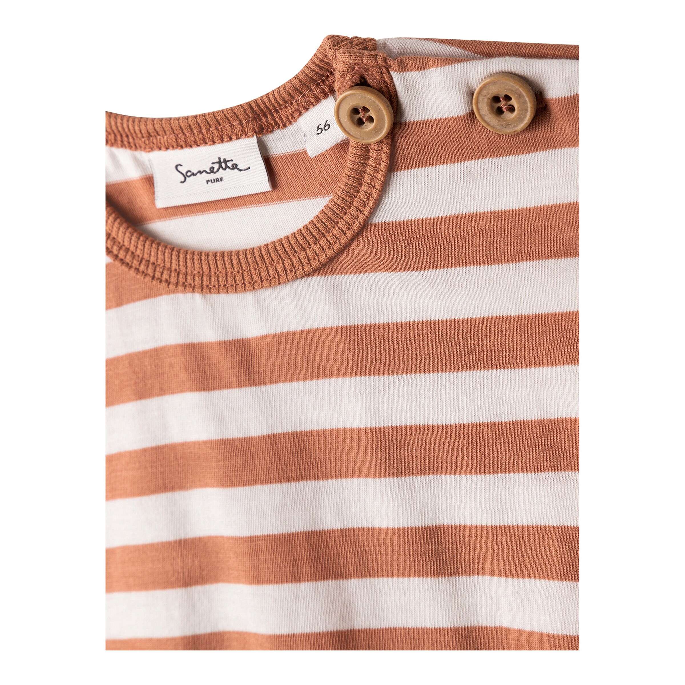 Sanetta Pure - Pure T-Shirt Ringel weiß/rost