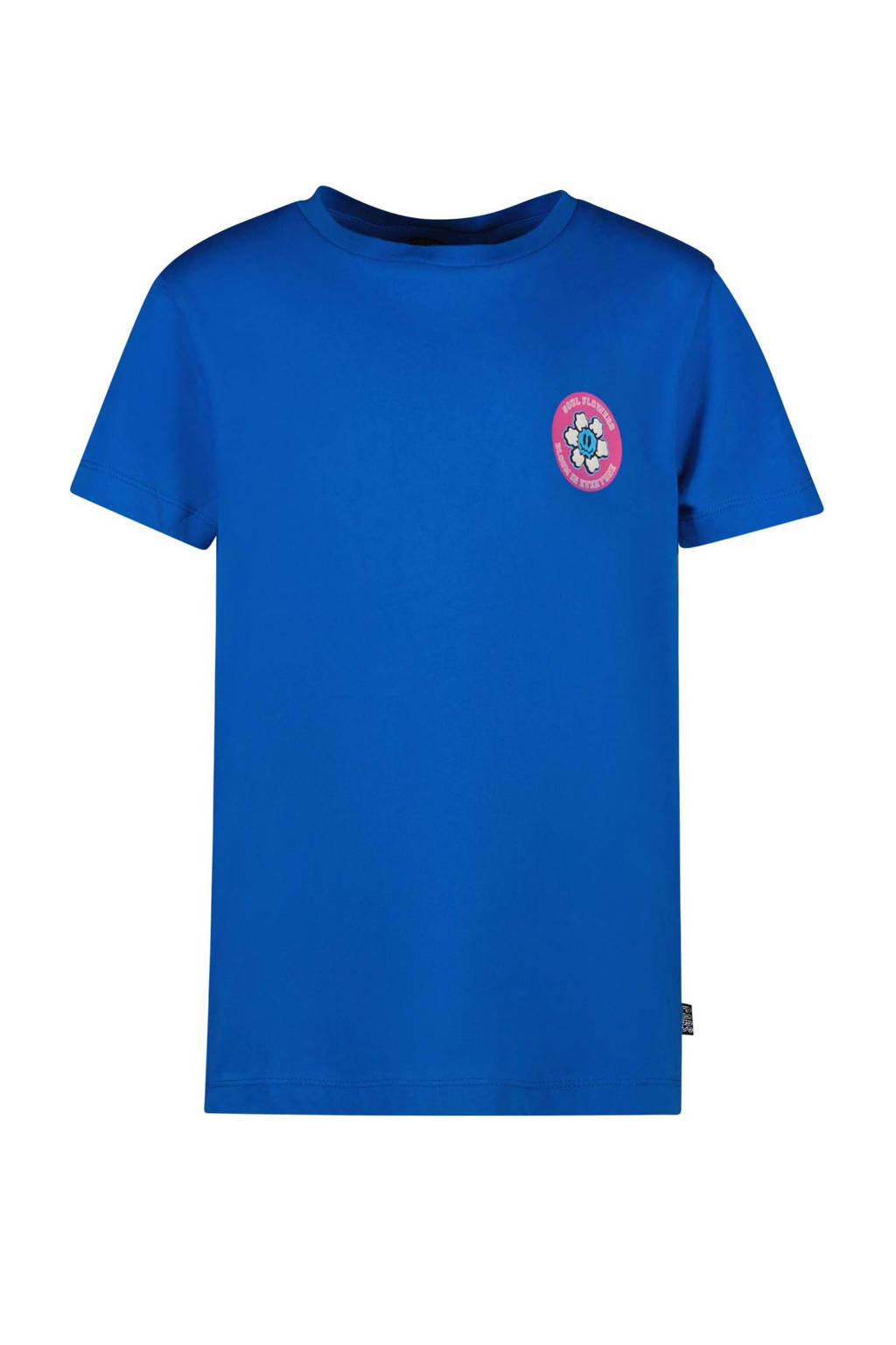 Cars T-shirt VIOLETT met backprint kobaltblauw