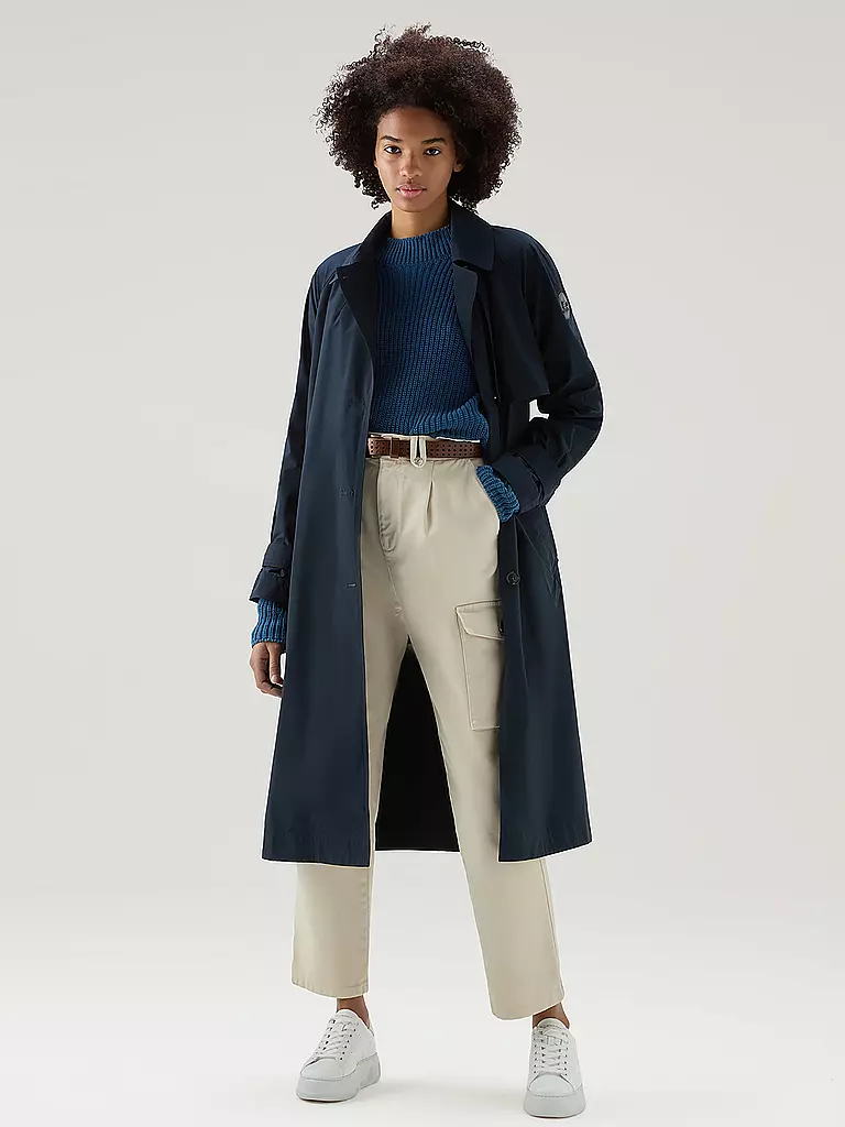 WOOLRICH Trenchcoat dunkelblau
