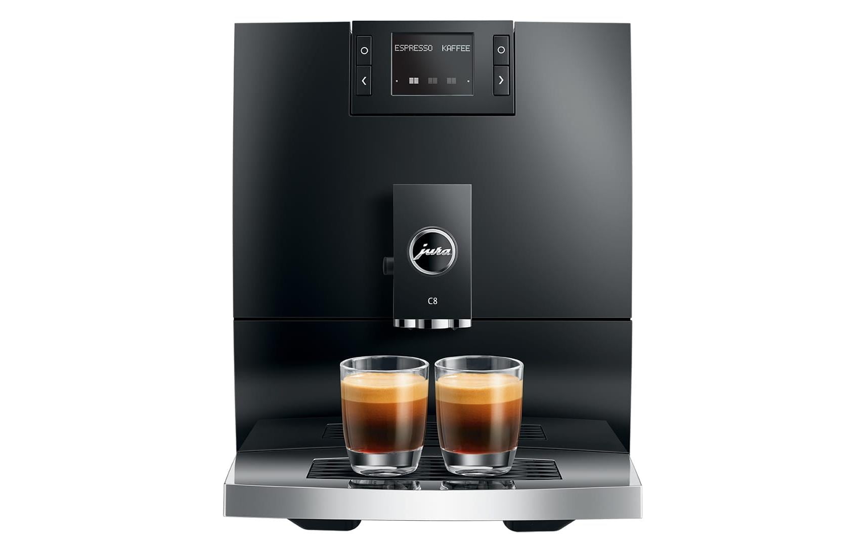 Kaffeevollautomat C8 Piano Black (SA)<br>Vollautomat für eine grosse Auswahl an Kaffee- und Milchspezialitäten