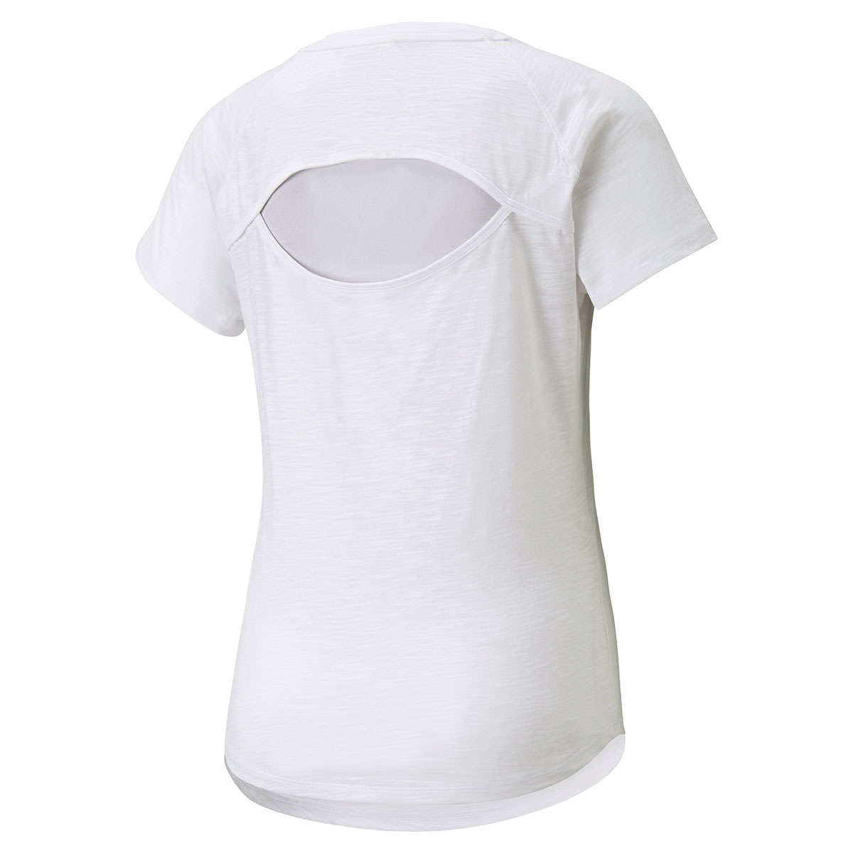 PUMA 5K Logo Hardloopshirt Korte Mouwen Wit Dames