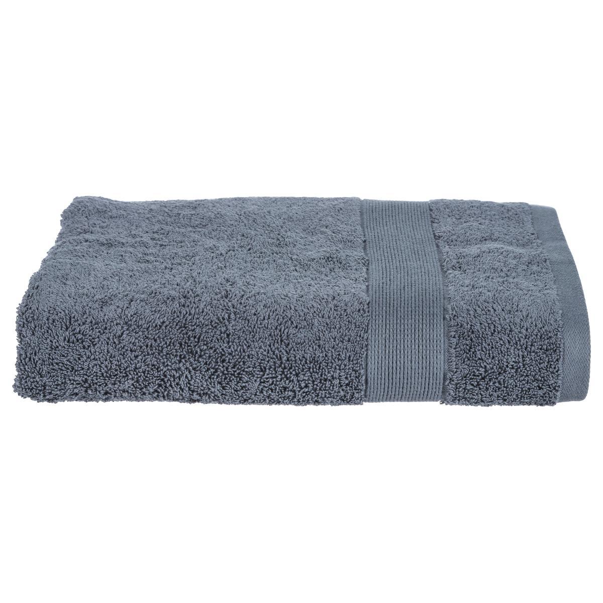 DRAP DOUCHE 450GR GRIS FONCE 70X130CM