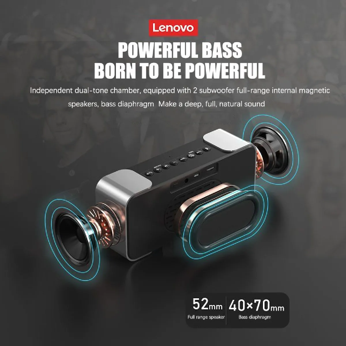 Universal Haut-parleur Bluetooth avec LED display