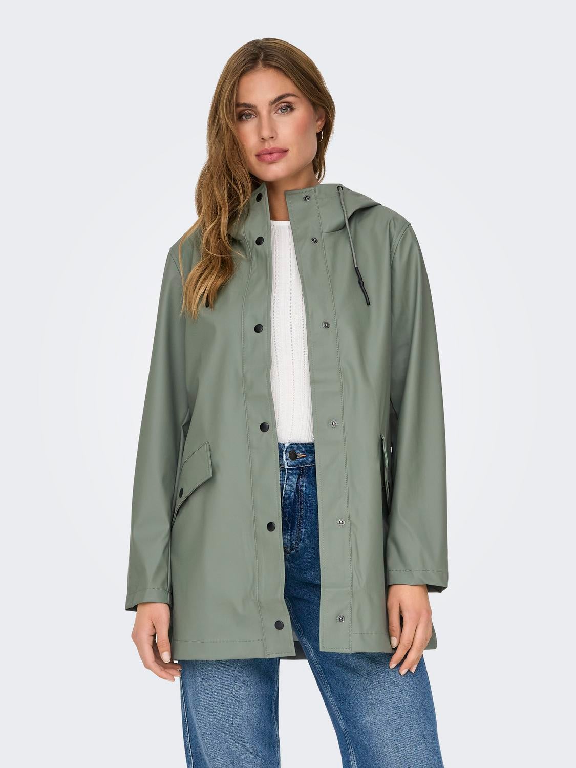 ONLELISA Regenmantel Agave Green
