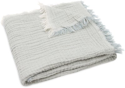 Jollein Musselinteppe Fringe, Sea Green