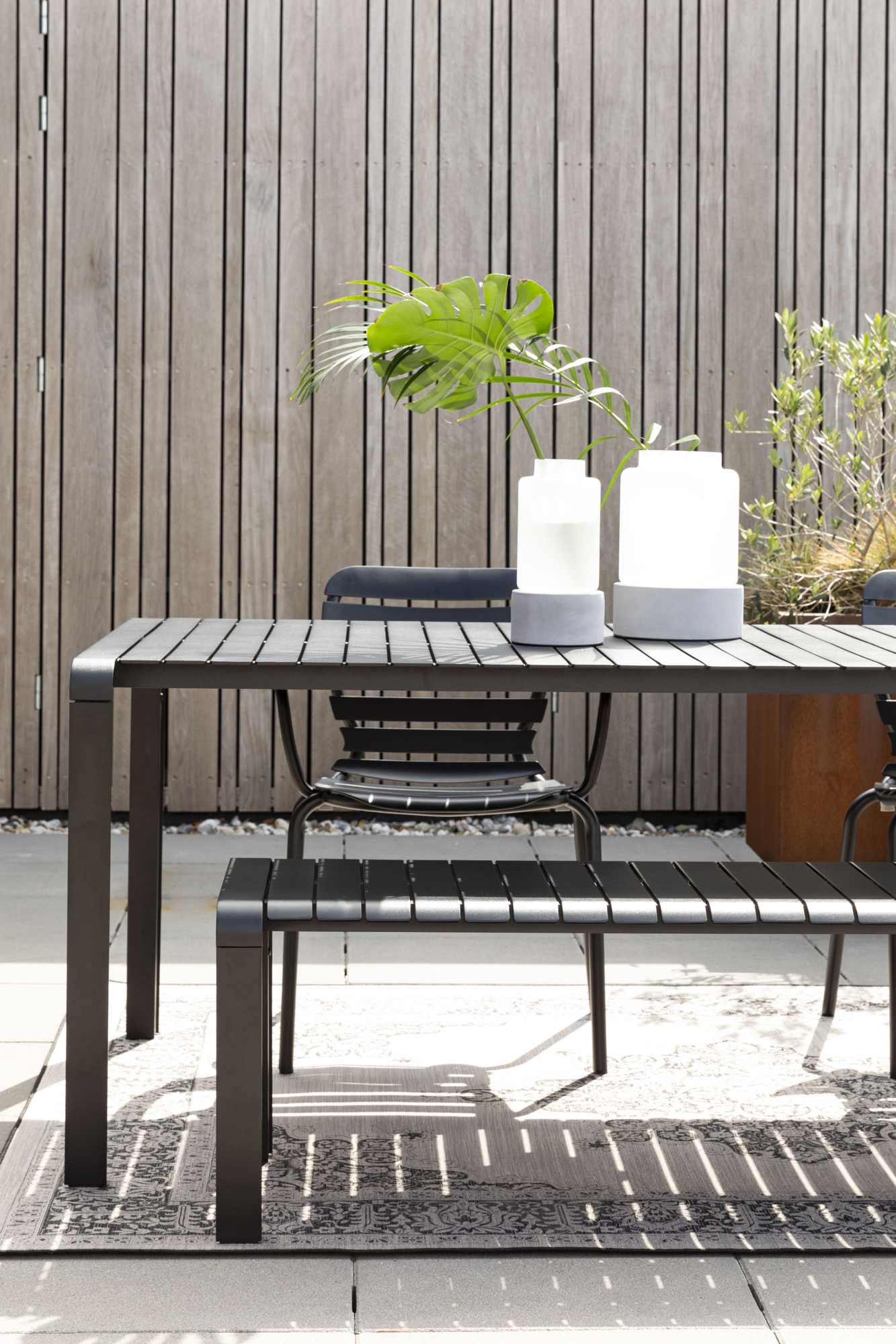 Tuinbank Vondel beige 129,5x45 cm