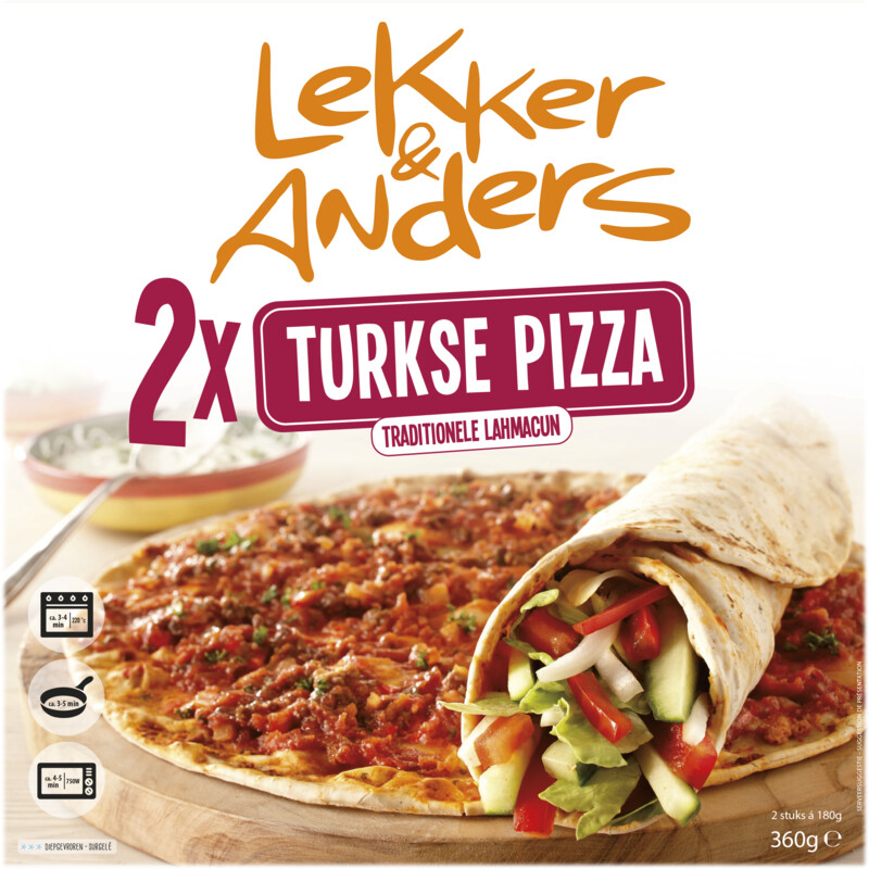 Lekker & Anders Turkse pizza
