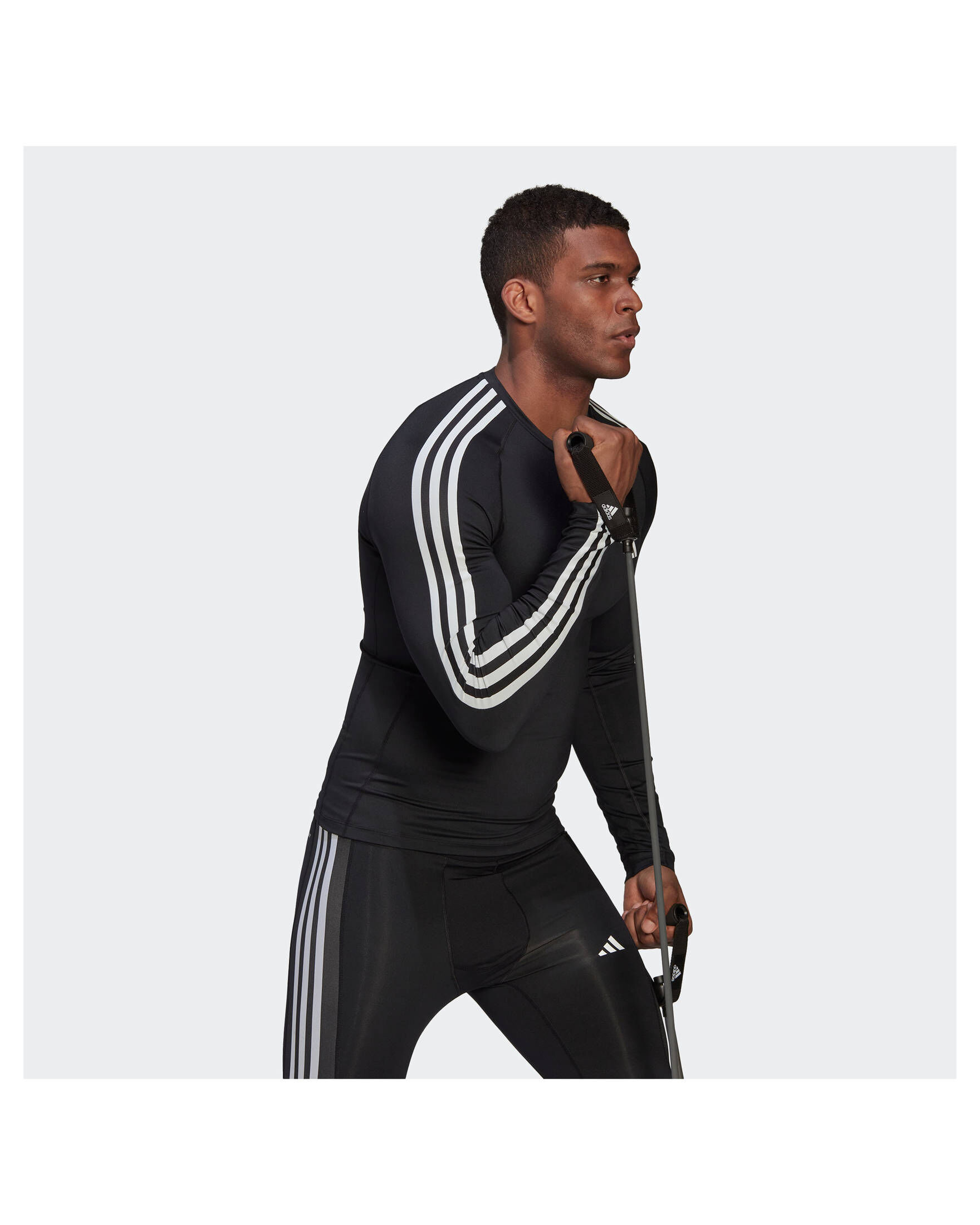 adidas Performance| Herren Trainingsshirt TECHFIT 3S LS TEE Langarm