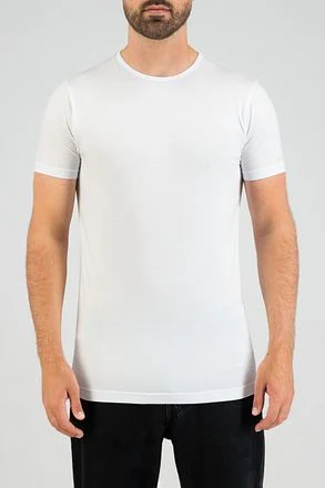 Slater 2-pack T-shirt Basic Extra Lang O-neck Navy 7710-400 kopen