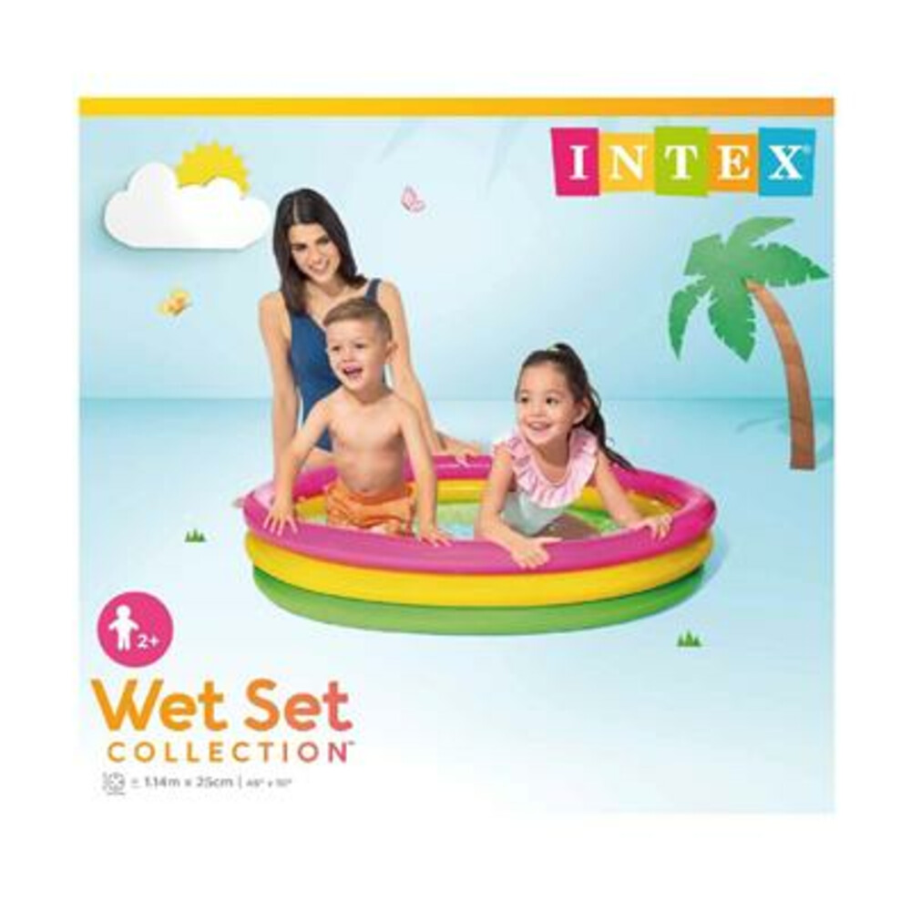 Intex Sunset Glow Zwembad 3 Rings 114x25 cm