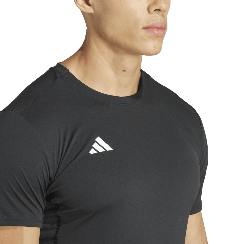 adidas adizero essentials loebe t shirt herre 2 in1156 black white black