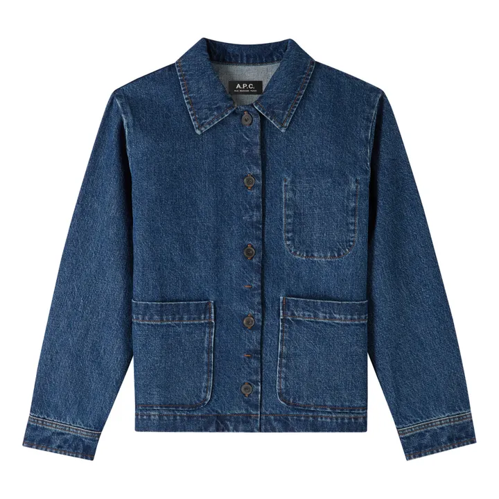 A.P.C. Veste Nikkie Logo | Bleu indigo
