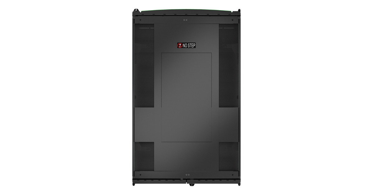 APCNetShelter SX AR3347B2, 48U server rack  (Zwart/groen, 2258H x 750B x 1200D mm, met zijpanelen)