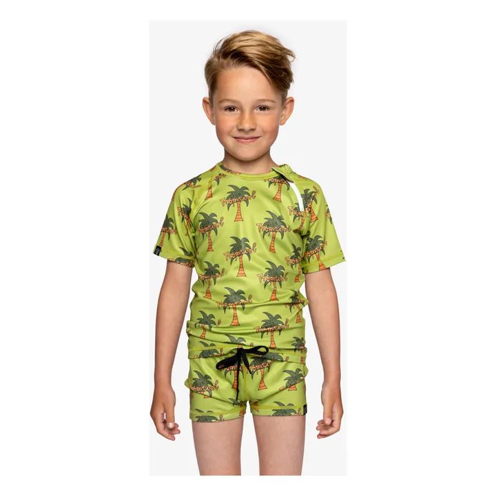 Beach & Bandits Short de Bain Anti-UV Club Tropicool | Vert