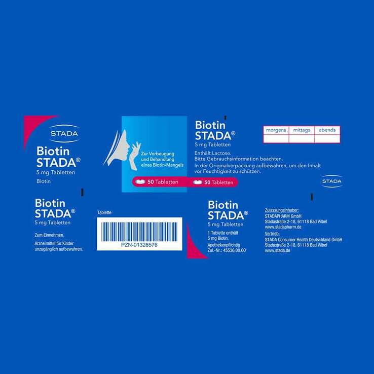 Biotin STADA 5 mg Tabletten, 50 St