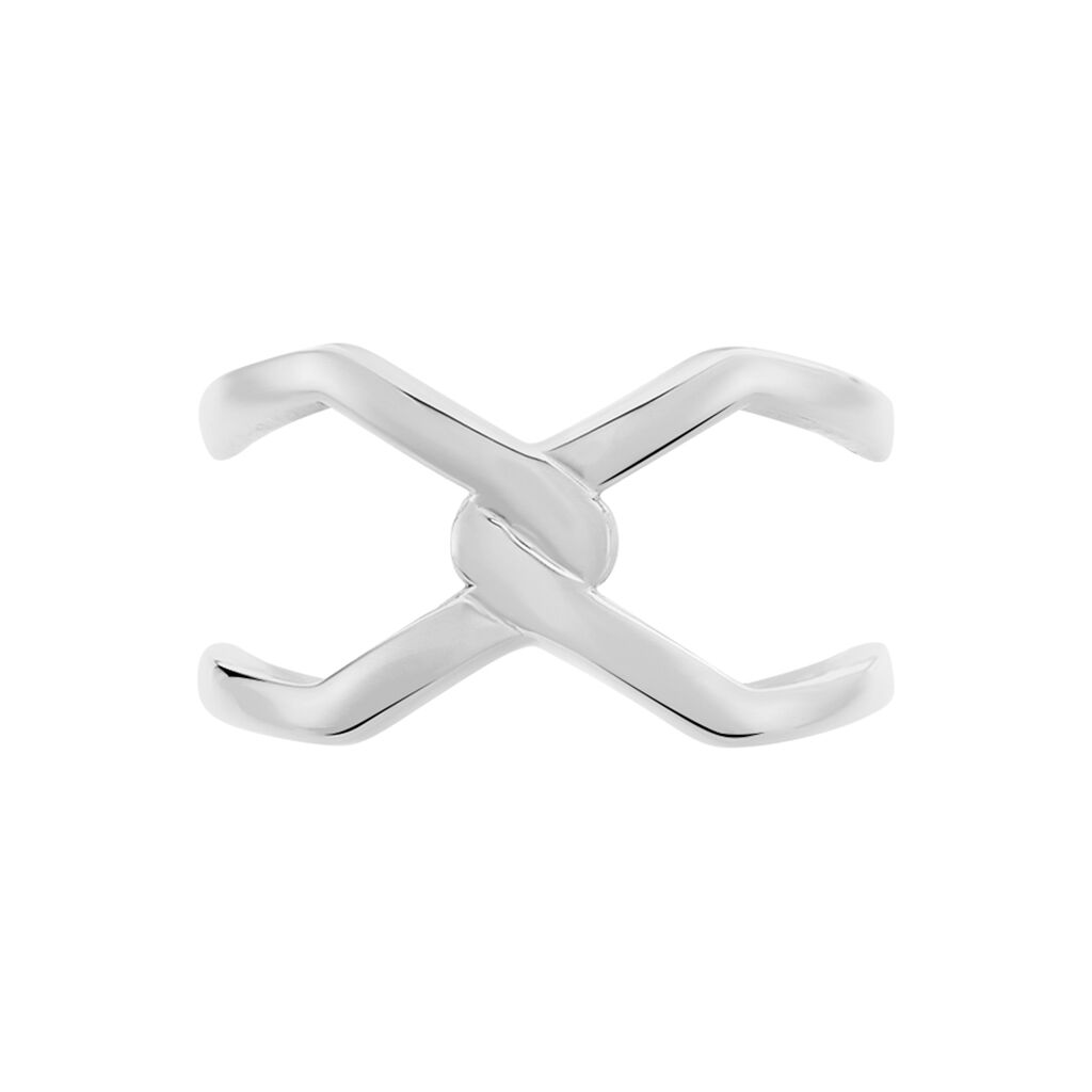 Bague Adelind Acier Blanc