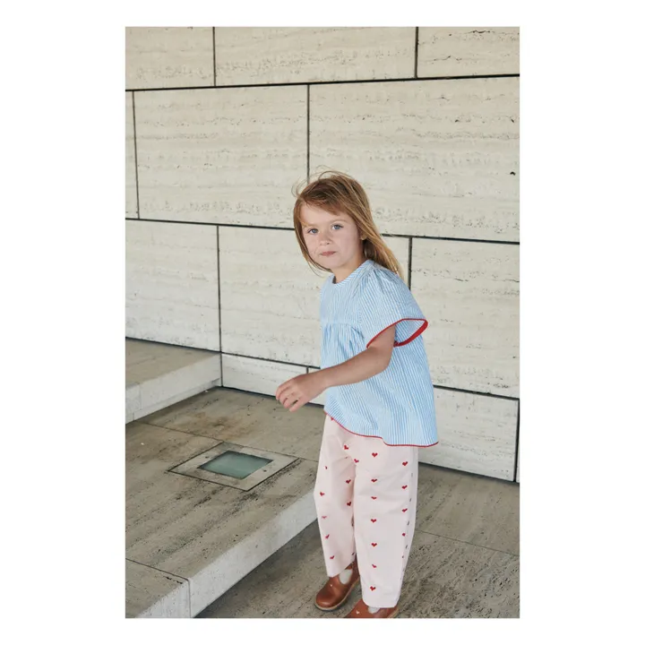Copenhagen Colors Pantalon Cœurs | Rose pâle